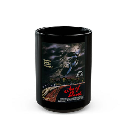 CITY OF BLOOD 1987 Movie Poster - Black Coffee Mug-15oz-Go Mug Yourself