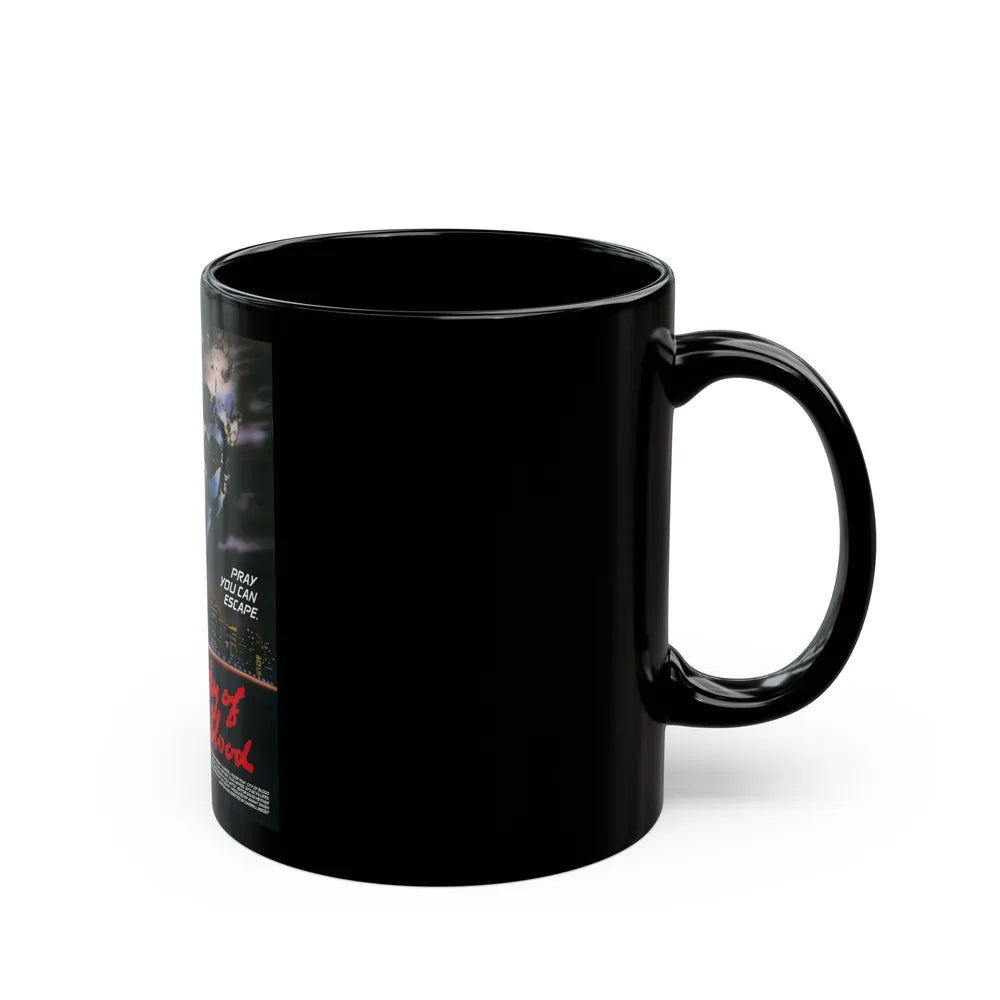 CITY OF BLOOD 1987 Movie Poster - Black Coffee Mug-Go Mug Yourself