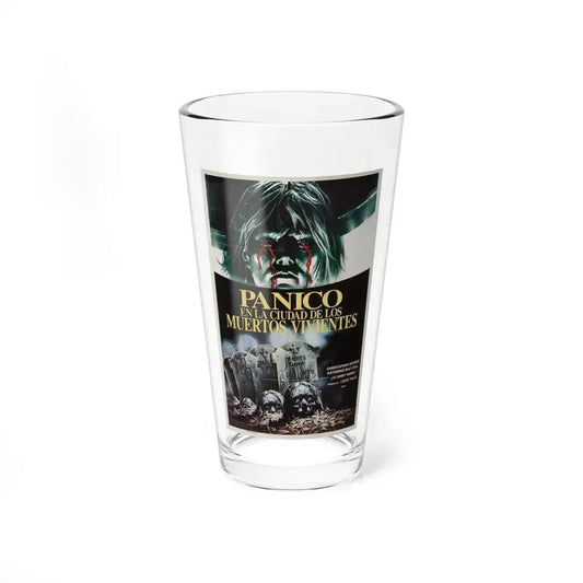 CITY OF THE LIVING DEAD (ARGENTINA) 1980 Movie Poster - Pint Glass 16oz 16oz - Go Mug Yourself