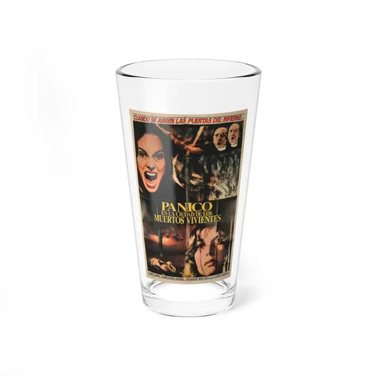 CITY OF THE LIVING DEAD (ARGENTINA) 2 1980 Movie Poster - Pint Glass 16oz 16oz - Go Mug Yourself