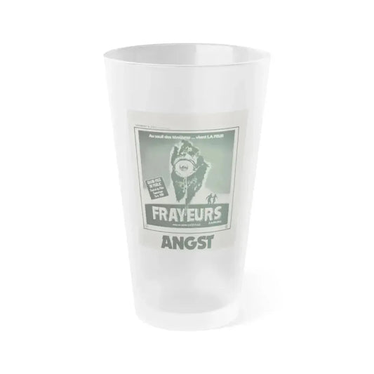 CITY OF THE LIVING DEAD (BELGIAN) 1980 Movie Poster - Frosted Pint Glass 16oz 16oz Frosted - Go Mug Yourself