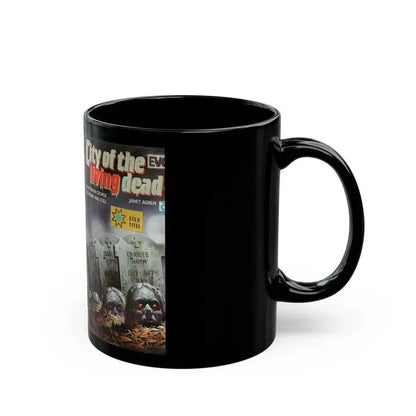 CITY OF THE LIVING DEAD CHRISTOPHER GEORGE (VHS COVER) - Black Coffee Mug - Go Mug Yourself