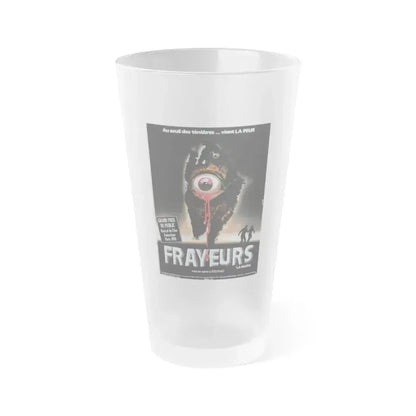 CITY OF THE LIVING DEAD (FRENCH) 1980 Movie Poster - Frosted Pint Glass 16oz - Go Mug Yourself