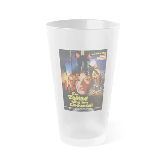 CITY OF THE LIVING DEAD (GERMAN) 1980 Movie Poster - Frosted Pint Glass 16oz 16oz Frosted - Go Mug Yourself