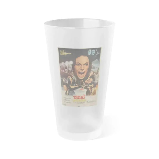 CITY OF THE LIVING DEAD (THAI) 1980 Movie Poster - Frosted Pint Glass 16oz 16oz Frosted - Go Mug Yourself