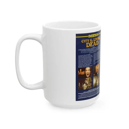 CITY OF THE LIVING DEAD (VHS COVER) - White Coffee Mug - Go Mug Yourself