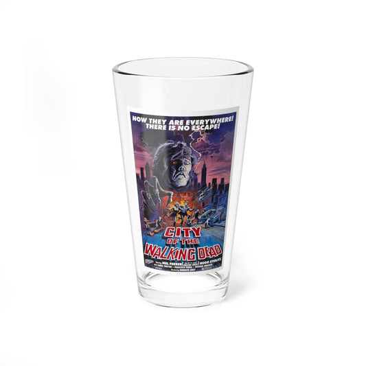 CITY OF THE WALKING DEAD (NIGHTMARE CITY) 1980 Movie Poster - Pint Glass 16oz-16oz-Go Mug Yourself