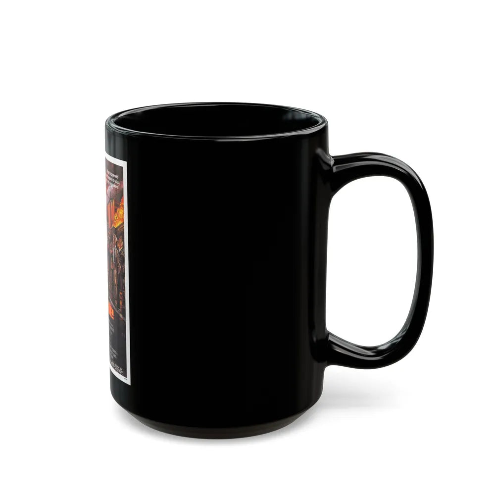 CITY ON FIRE 1979 Movie Poster - Black Coffee Mug-Go Mug Yourself