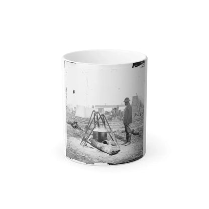 City Point, Va. African American Army Cook at Work (U.S. Civil War) Color Changing Coffee Mug 11oz Default Title 11oz - Go Mug Yourself