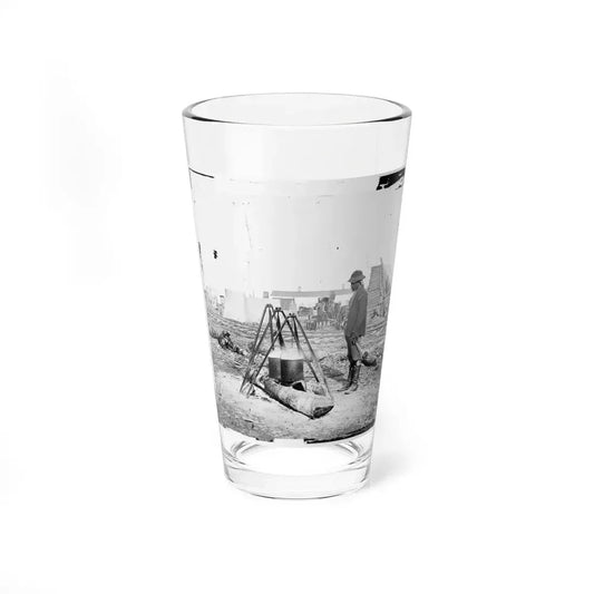 City Point, Va. African American Army Cook At Work (U.S. Civil War) Pint Glass 16oz 16oz - Go Mug Yourself