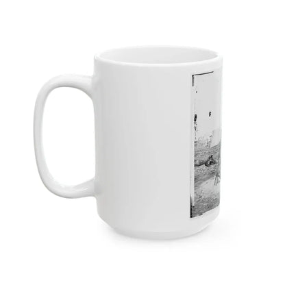 City Point, Va. African American Army Cook At Work (U.S. Civil War) White Coffee Mug - Go Mug Yourself