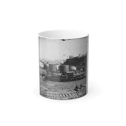 City Point, Va. Another Locomotive at the Same Point (U.S. Civil War) Color Changing Coffee Mug 11oz Default Title 11oz - Go Mug Yourself