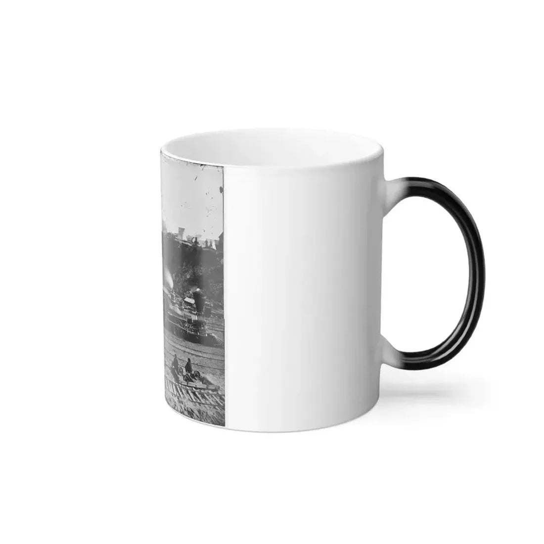 City Point, Va. Another Locomotive at the Same Point (U.S. Civil War) Color Changing Coffee Mug 11oz - Go Mug Yourself