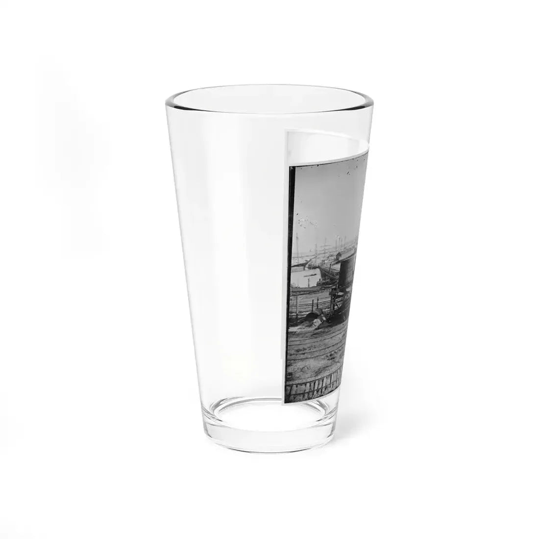 City Point, Va. Another Locomotive At The Same Point (U.S. Civil War) Pint Glass 16oz - Go Mug Yourself