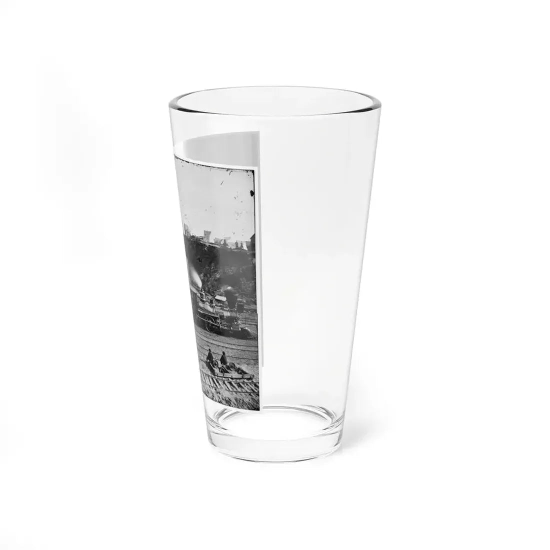 City Point, Va. Another Locomotive At The Same Point (U.S. Civil War) Pint Glass 16oz - Go Mug Yourself