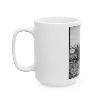 City Point, Va. Another Locomotive At The Same Point (U.S. Civil War) White Coffee Mug - Go Mug Yourself