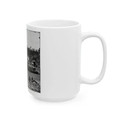 City Point, Va. Another Locomotive At The Same Point (U.S. Civil War) White Coffee Mug - Go Mug Yourself