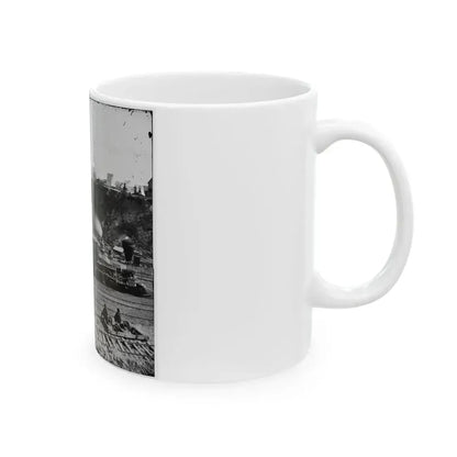City Point, Va. Another Locomotive At The Same Point (U.S. Civil War) White Coffee Mug - Go Mug Yourself