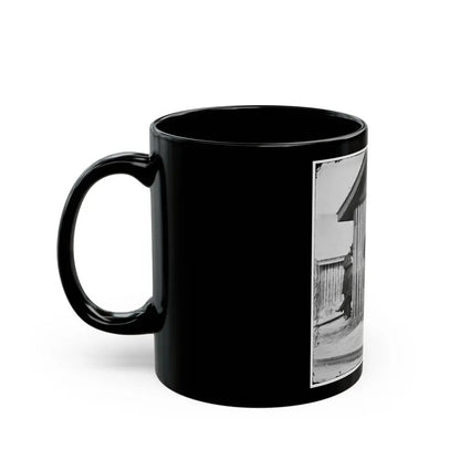 City Point, Va. Brig. Gen. John A. Rawlins, Chief Of Staff, With Wife And Child At Door Of Their Quarters (U.S. Civil War) Black Coffee Mug - Go Mug Yourself