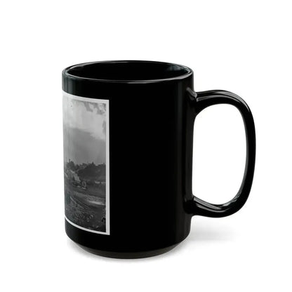 City Point, Va. Federal Supplies Deposited On The Landing (U.S. Civil War) Black Coffee Mug - Go Mug Yourself