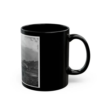 City Point, Va. Federal Supplies Deposited On The Landing (U.S. Civil War) Black Coffee Mug - Go Mug Yourself