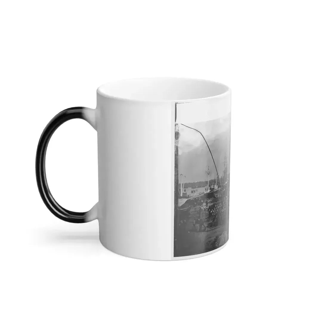 City Point, Va. Federal Supplies Deposited on the Landing (U.S. Civil War) Color Changing Coffee Mug 11oz - Go Mug Yourself