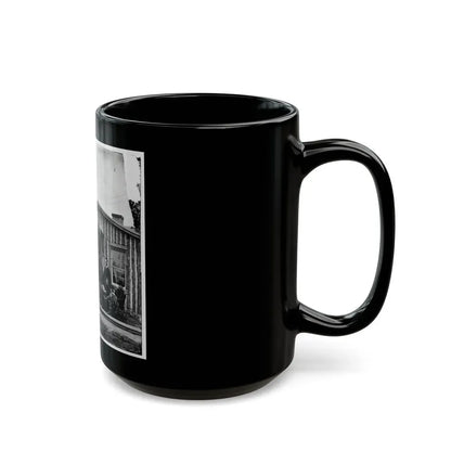 City Point, Va. Members Of Gen. Ulysses S. Grant's Staff (U.S. Civil War) Black Coffee Mug - Go Mug Yourself
