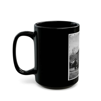 City Point, Va. Members Of Gen. Ulysses S. Grant's Staff (U.S. Civil War) Black Coffee Mug - Go Mug Yourself