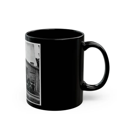 City Point, Va. Members Of Gen. Ulysses S. Grant's Staff (U.S. Civil War) Black Coffee Mug - Go Mug Yourself