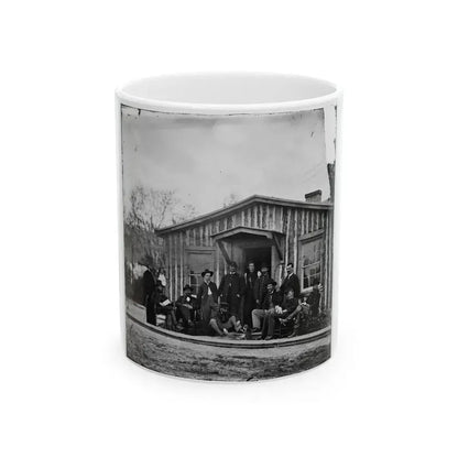 City Point, Va. Members Of Gen. Ulysses S. Grant's Staff (U.S. Civil War) White Coffee Mug 11oz - Go Mug Yourself