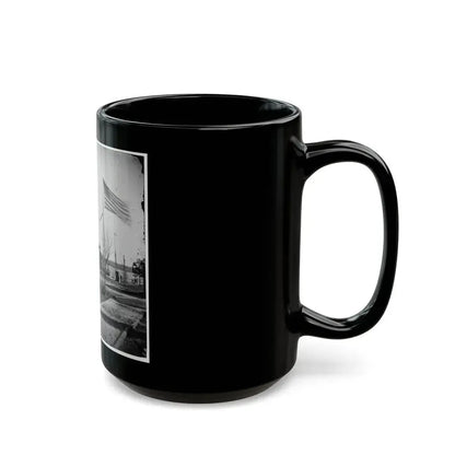 City Point, Va. Rear View Of Gen. Ulysses S. Grant's Headquarters (U.S. Civil War) Black Coffee Mug - Go Mug Yourself