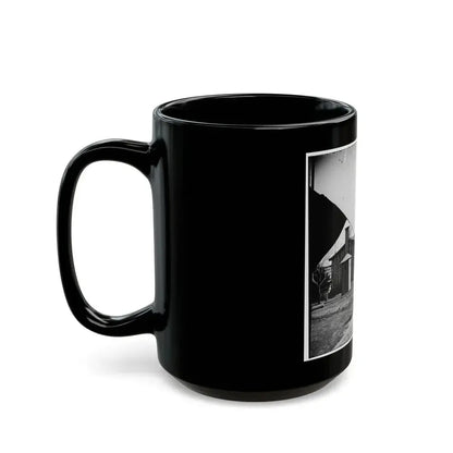 City Point, Va. Rear View Of Gen. Ulysses S. Grant's Headquarters (U.S. Civil War) Black Coffee Mug - Go Mug Yourself