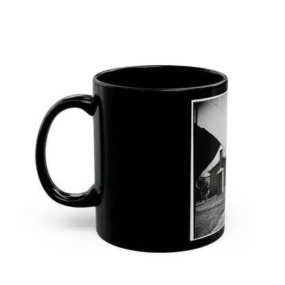 City Point, Va. Rear View Of Gen. Ulysses S. Grant's Headquarters (U.S. Civil War) Black Coffee Mug - Go Mug Yourself