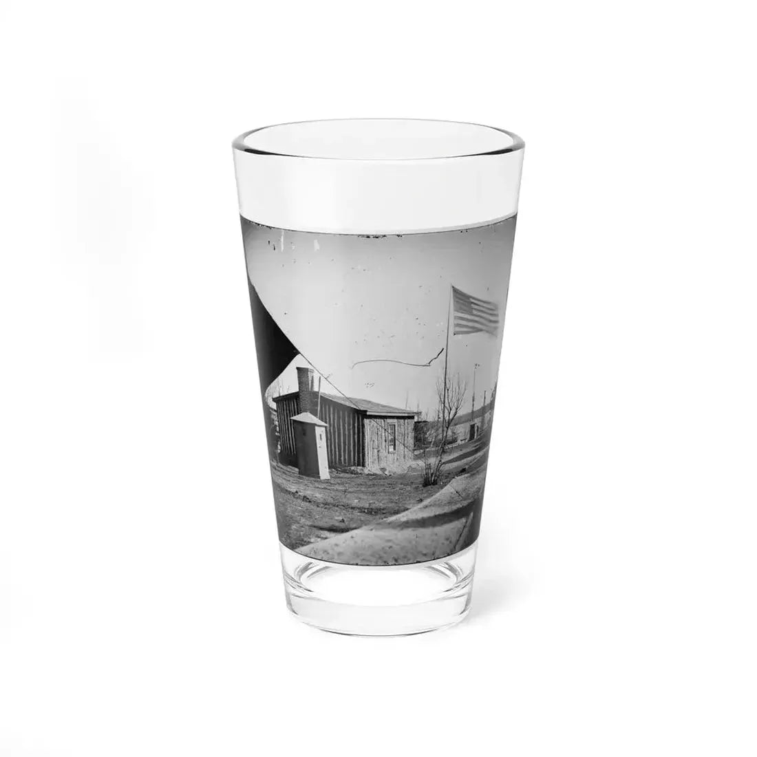 City Point, Va. Rear View Of Gen. Ulysses S. Grant's Headquarters (U.S. Civil War) Pint Glass 16oz 16oz - Go Mug Yourself