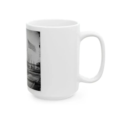 City Point, Va. Rear View Of Gen. Ulysses S. Grant's Headquarters (U.S. Civil War) White Coffee Mug - Go Mug Yourself