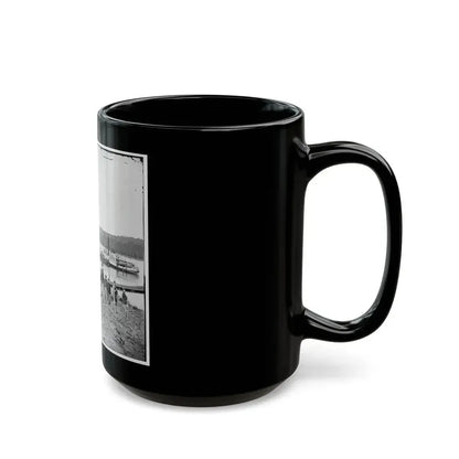 City Point, Va., Vicinity. Medical Supply Boat Planter At General Hospital Wharf On The Appomattox (U.S. Civil War) Black Coffee Mug - Go Mug Yourself