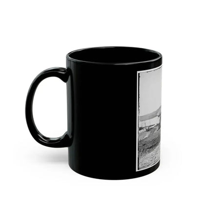 City Point, Va., Vicinity. Medical Supply Boat Planter At General Hospital Wharf On The Appomattox (U.S. Civil War) Black Coffee Mug - Go Mug Yourself