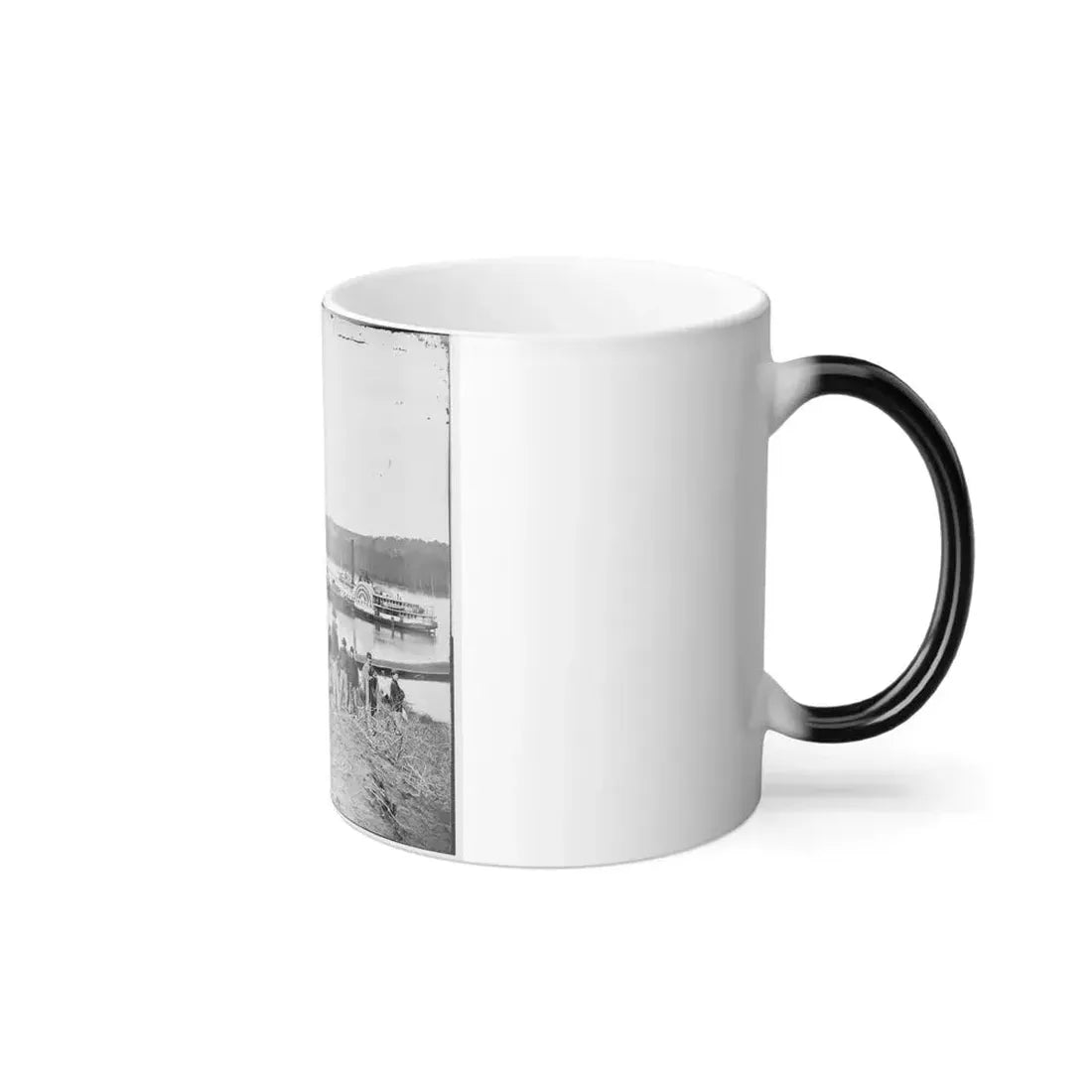 City Point, Va., Vicinity. Medical Supply Boat Planter at General Hospital Wharf on the Appomattox (U.S. Civil War) Color Changing Coffee Mug 11oz - Go Mug Yourself