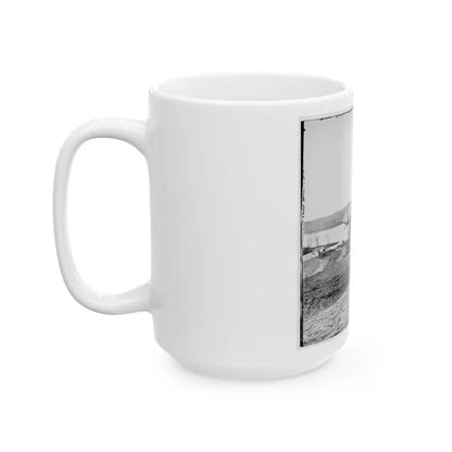 City Point, Va., Vicinity. Medical Supply Boat Planter At General Hospital Wharf On The Appomattox (U.S. Civil War) White Coffee Mug - Go Mug Yourself