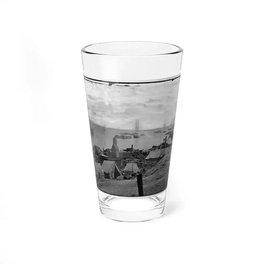 City Point, Va. Wharves After The Explosion Of Ordnance Barges On August 4, 1864 (U.S. Civil War) Pint Glass 16oz 16oz - Go Mug Yourself