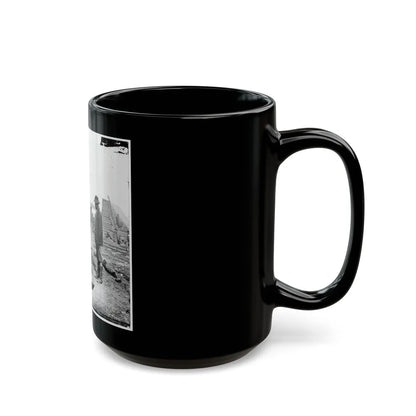 City Point, Va. African American Army Cook At Work (U.S. Civil War) Black Coffee Mug-Go Mug Yourself