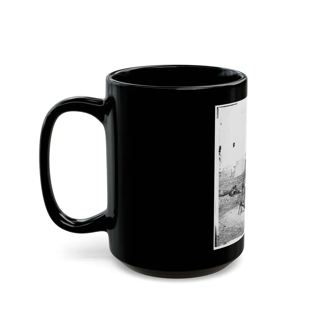 City Point, Va. African American Army Cook At Work (U.S. Civil War) Black Coffee Mug-Go Mug Yourself