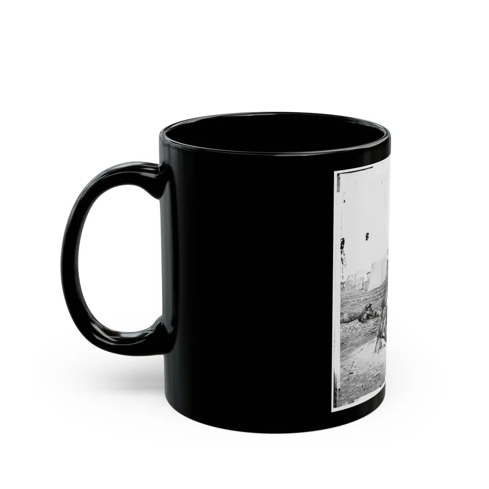 City Point, Va. African American Army Cook At Work (U.S. Civil War) Black Coffee Mug-Go Mug Yourself