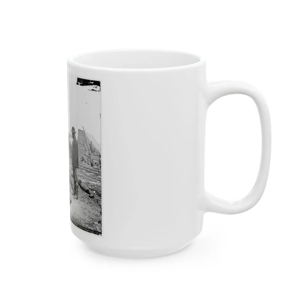 City Point, Va. African American Army Cook At Work (U.S. Civil War) White Coffee Mug-Go Mug Yourself