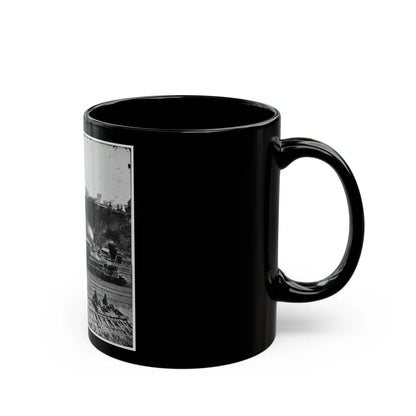 City Point, Va. Another Locomotive At The Same Point (U.S. Civil War) Black Coffee Mug-Go Mug Yourself