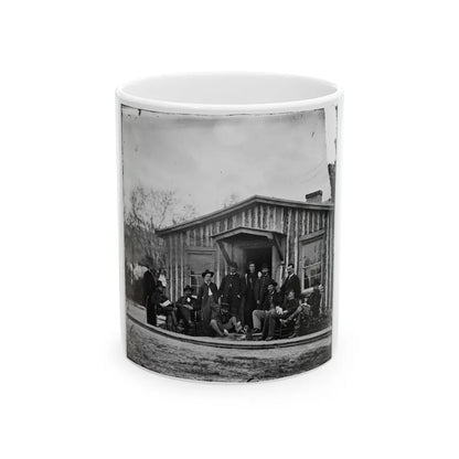 City Point, Va. Members Of Gen. Ulysses S. Grant's Staff (U.S. Civil War) White Coffee Mug-11oz-Go Mug Yourself