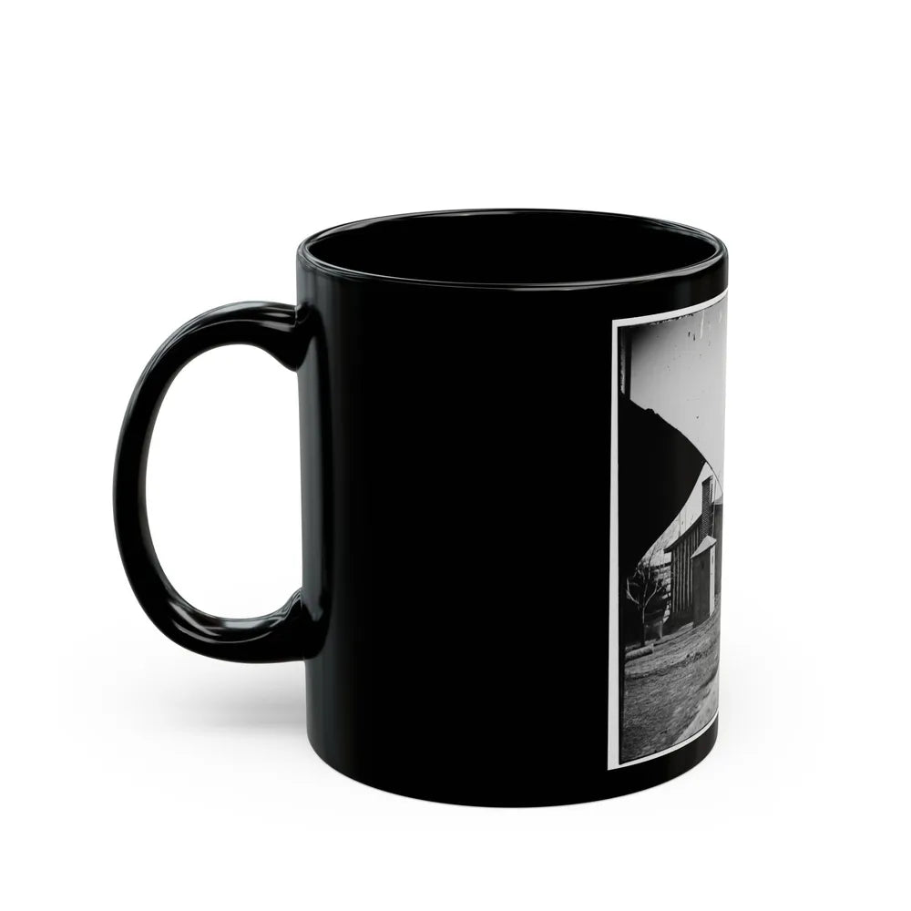 City Point, Va. Rear View Of Gen. Ulysses S. Grant's Headquarters (U.S. Civil War) Black Coffee Mug-Go Mug Yourself