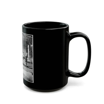 City Point, Virginia. Gen. Rufus Ingalls' Horse And Dog (U.S. Civil War) Black Coffee Mug - Go Mug Yourself