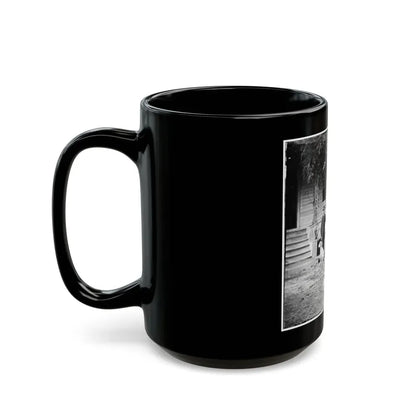 City Point, Virginia. Gen. Rufus Ingalls' Horse And Dog (U.S. Civil War) Black Coffee Mug - Go Mug Yourself