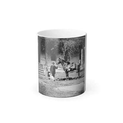 City Point, Virginia. Gen. Rufus Ingalls' Horse and Dog (U.S. Civil War) Color Changing Coffee Mug 11oz Default Title 11oz - Go Mug Yourself